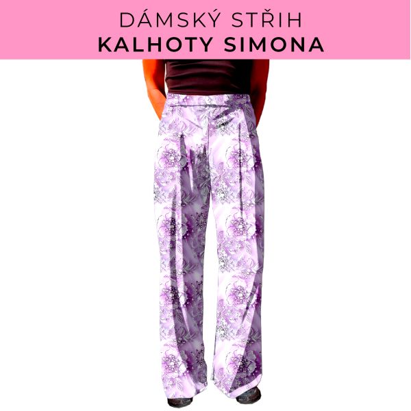 Dámský střih - kalhoty Simona
