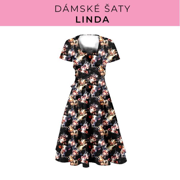 DÁMSKÝ střih - šaty Linda