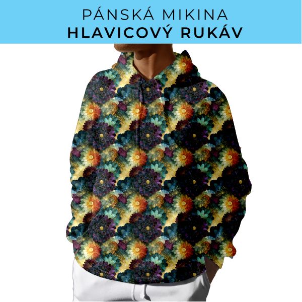 PÁNSKÝ střih - mikina s kapucí