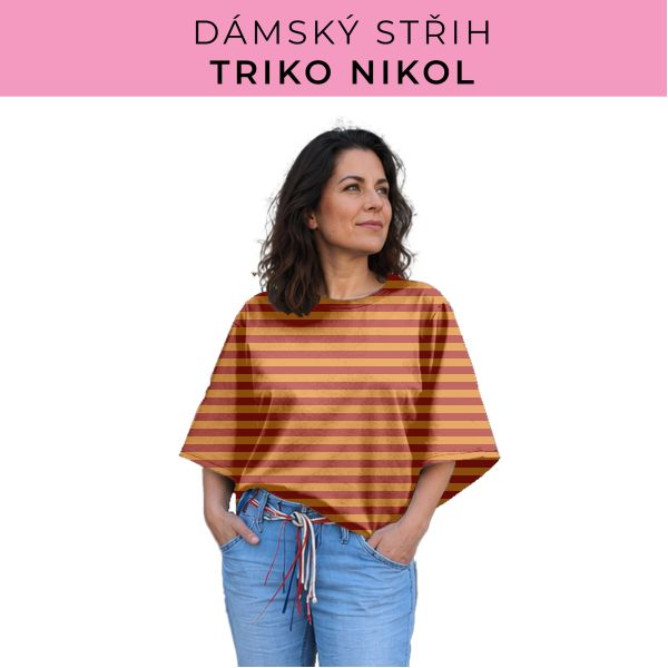 Dámský střih -  triko Nikol