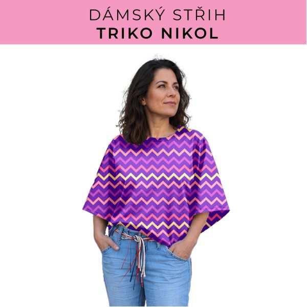 Dámský střih -  triko Nikol