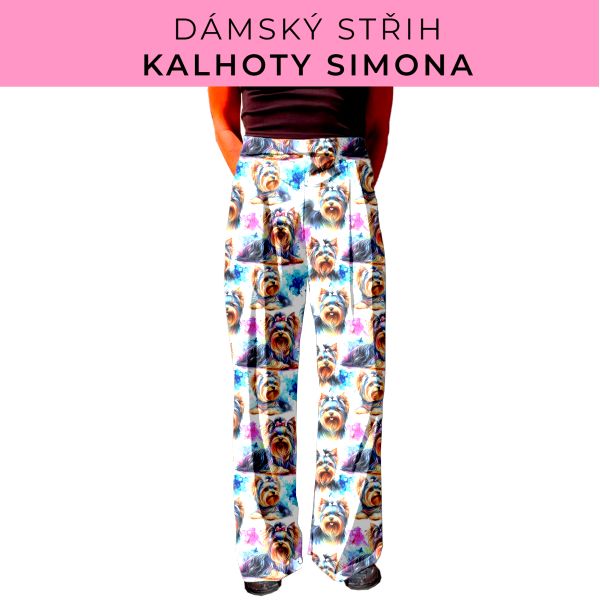 Dámský střih - kalhoty Simona