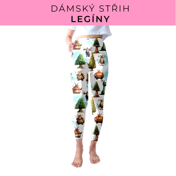 DÁMSKÝ střih - legíny SPORT - SLIM FIT