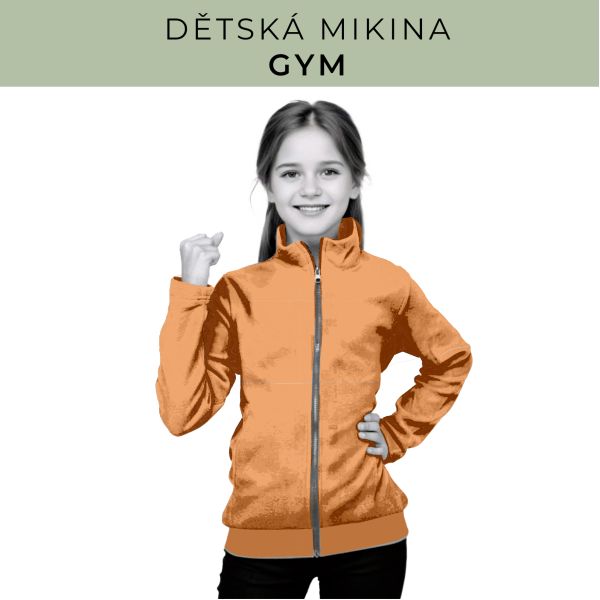 Dětská střih - mikina GYM