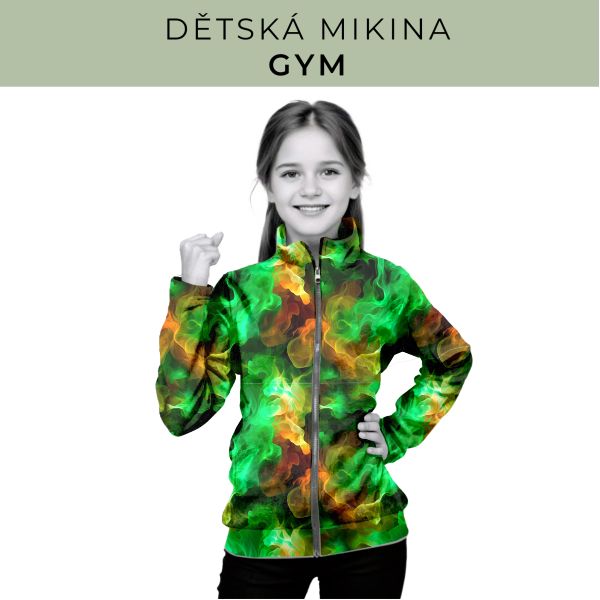 Dětská střih - mikina GYM