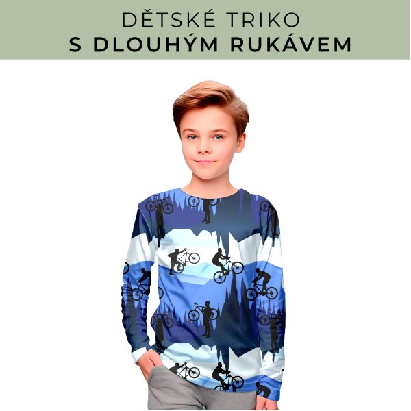 DĚTSKÝ střih - triko dlouhý rukáv