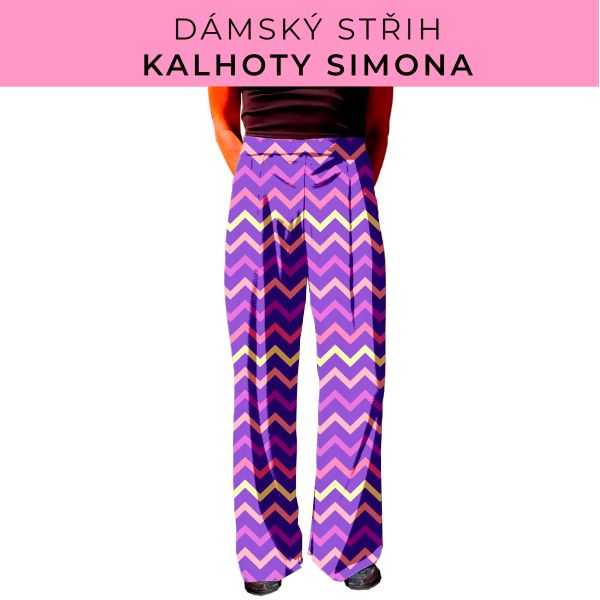 Dámský střih - kalhoty Simona