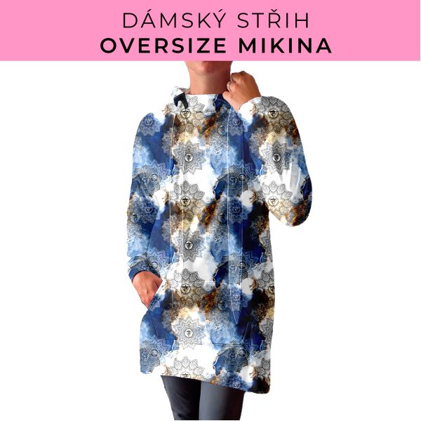 DÁMSKÝ střih - Oversize mikina