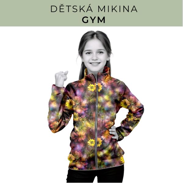 Dětská střih - mikina GYM