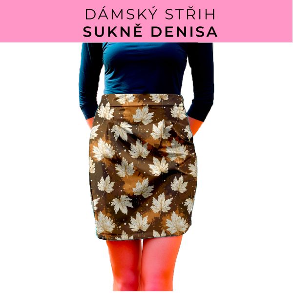 Dámský střih - Dámská sukně Denisa