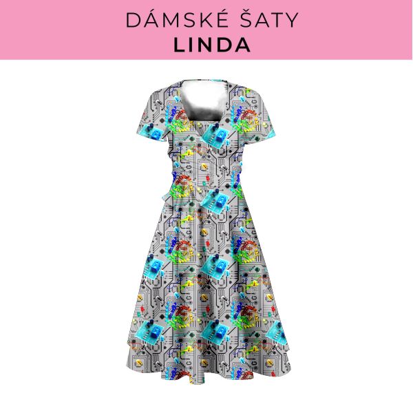 DÁMSKÝ střih - šaty Linda