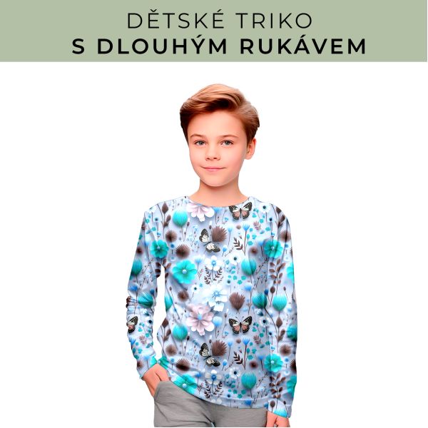 DĚTSKÝ střih - triko dlouhý rukáv