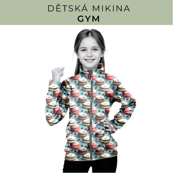 Dětská střih - mikina GYM