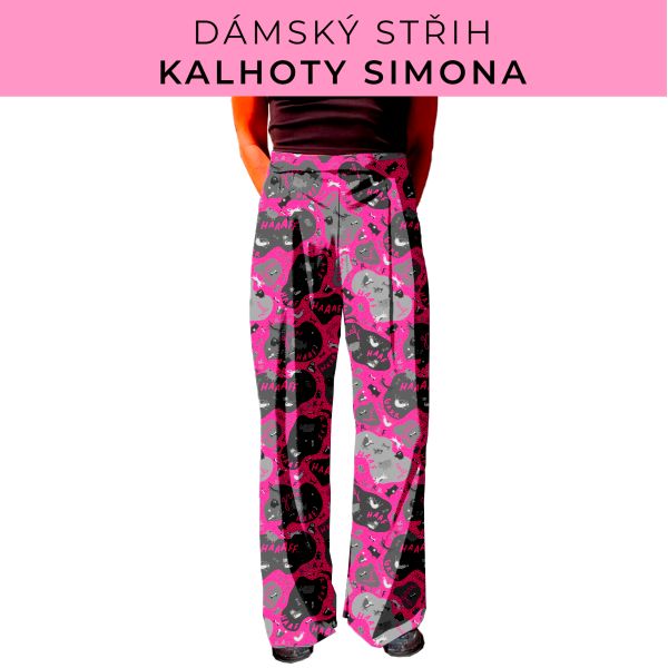Dámský střih - kalhoty Simona