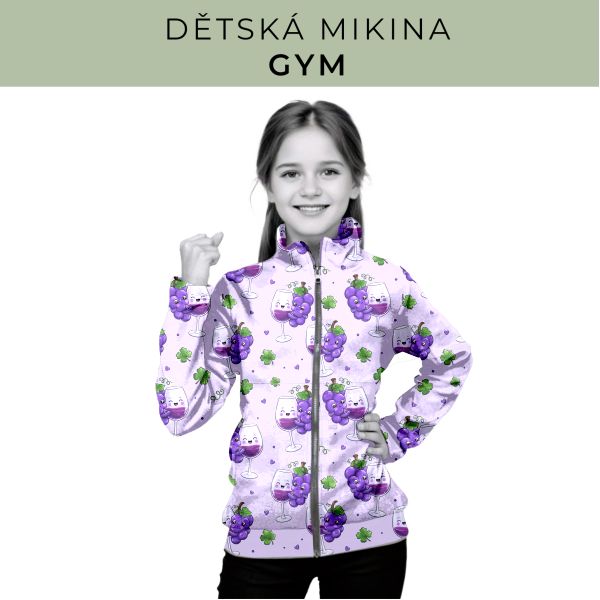 Dětská střih - mikina GYM