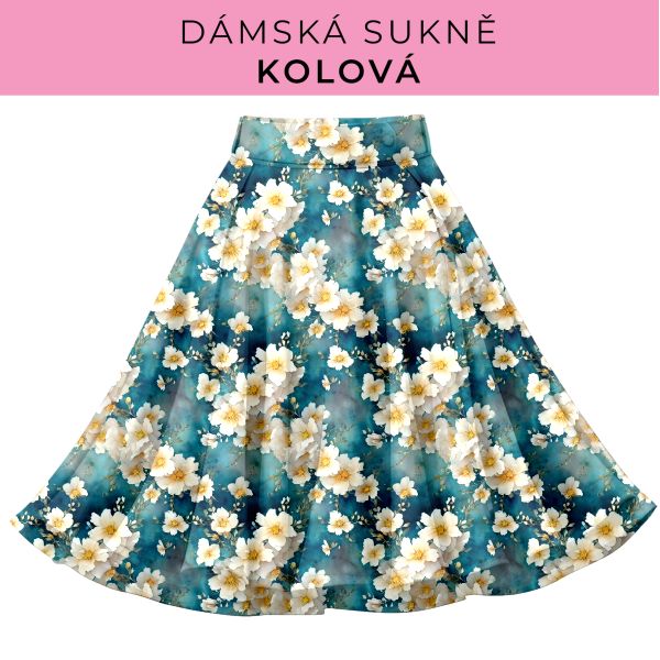 DÁMSKÝ střih - Kolová sukně
