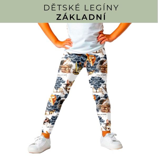DĚTSKÝ střih - legíny základní