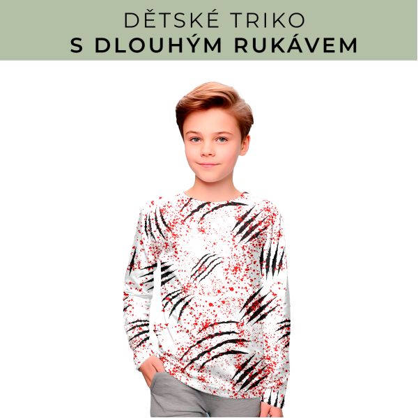 DĚTSKÝ střih - triko dlouhý rukáv