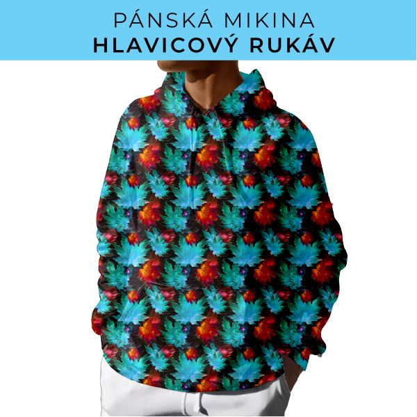 PÁNSKÝ střih - mikina s kapucí