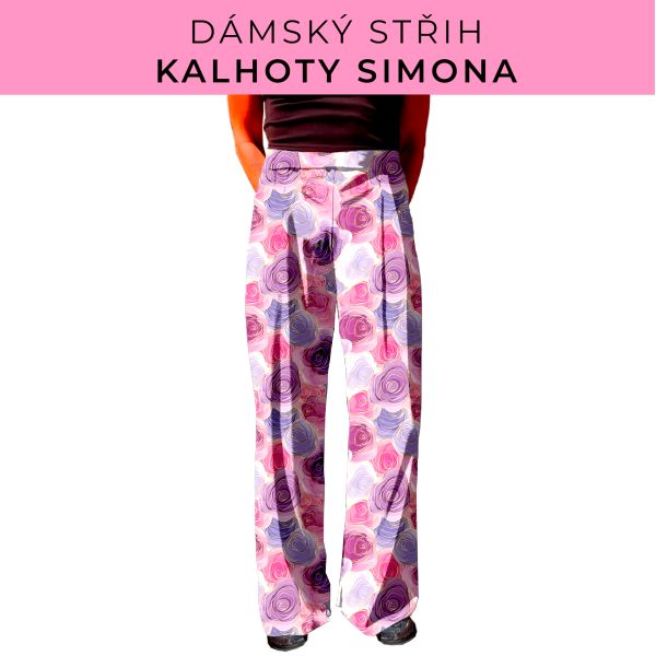 Dámský střih - kalhoty Simona
