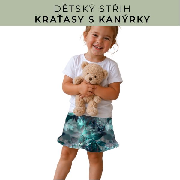 Dětský střih - Kraťásky s kanýrkem