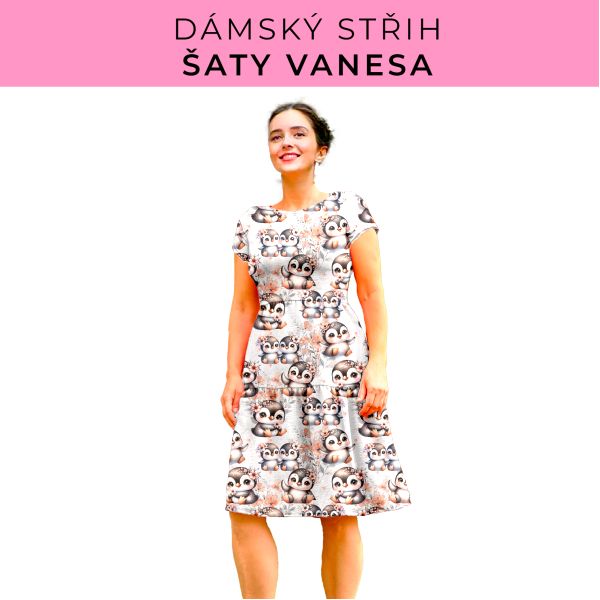 Dámský střih šaty Vanesa