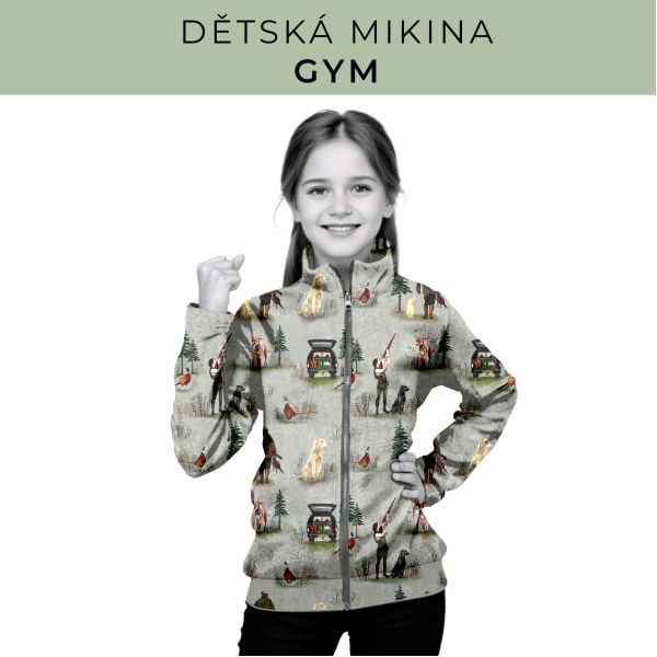 Dětská střih - mikina GYM