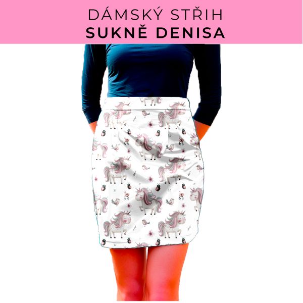 Dámský střih - Dámská sukně Denisa