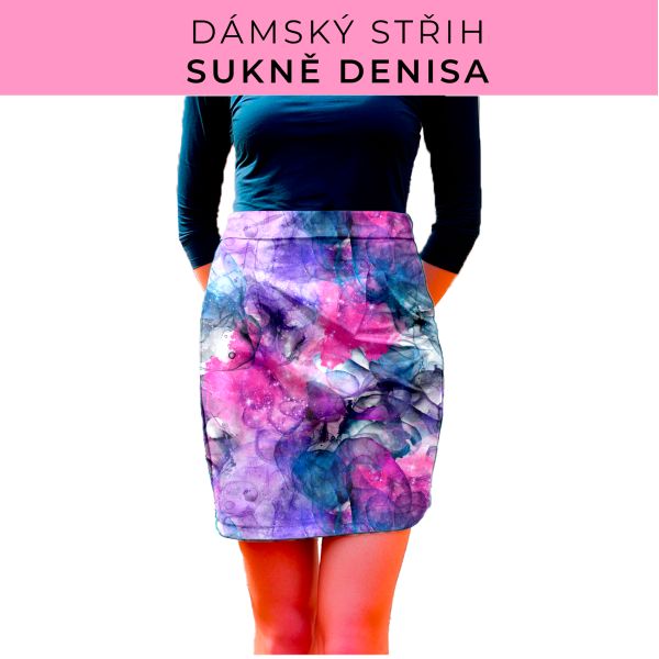 Dámský střih - Dámská sukně Denisa
