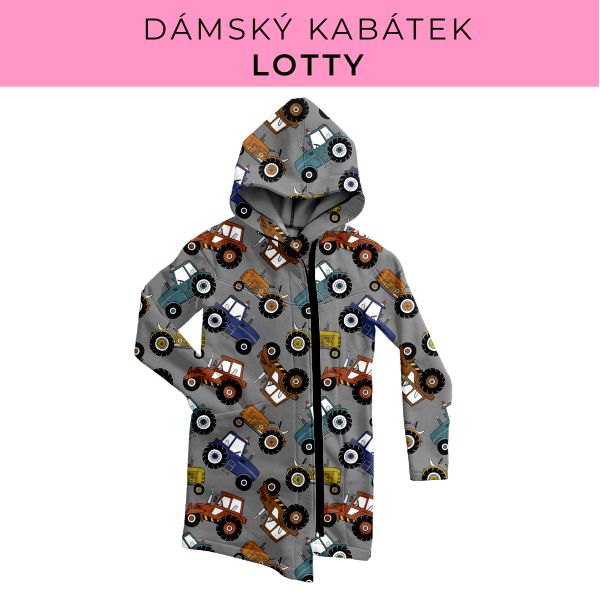 DÁMSKÝ střih - Kabátek Lotty