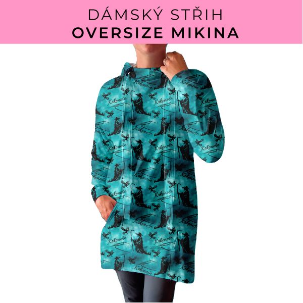 DÁMSKÝ střih - Oversize mikina
