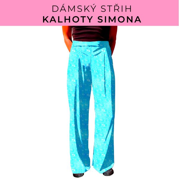 Dámský střih - kalhoty Simona