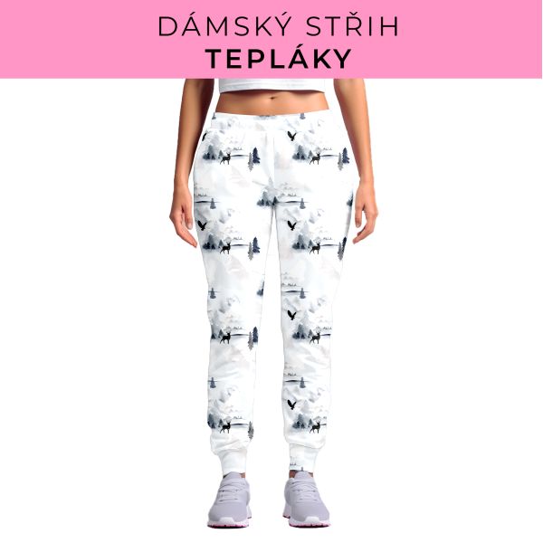 DÁMSKÝ střih - tepláky