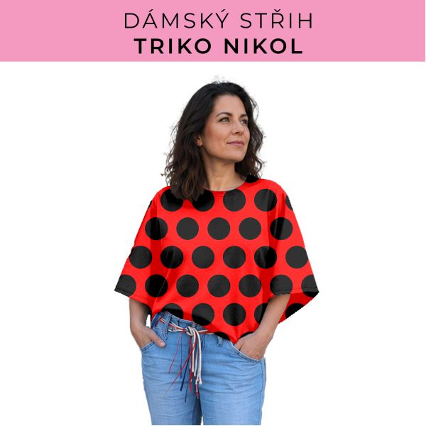 Dámský střih -  triko Nikol