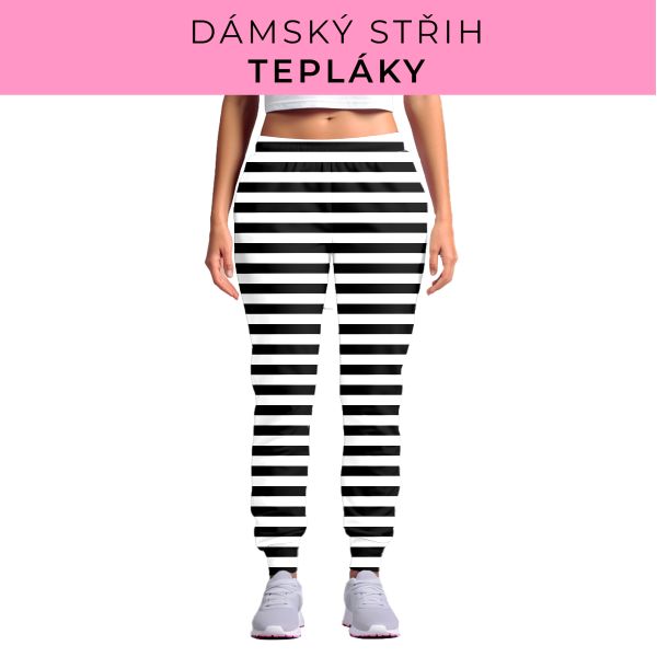 DÁMSKÝ střih - tepláky