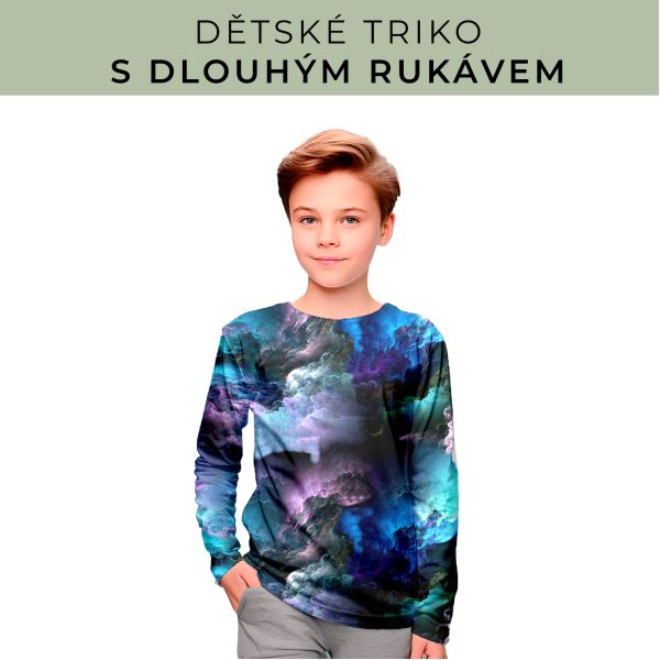 DĚTSKÝ střih - triko dlouhý rukáv