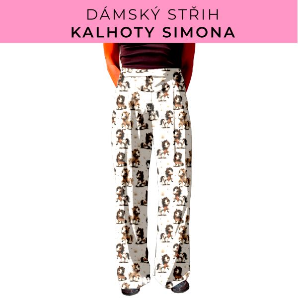 Dámský střih - kalhoty Simona