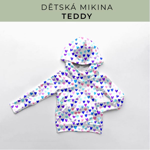 DĚTSKÝ střih - Mikina Teddy