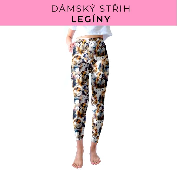 DÁMSKÝ střih - legíny SPORT - SLIM FIT