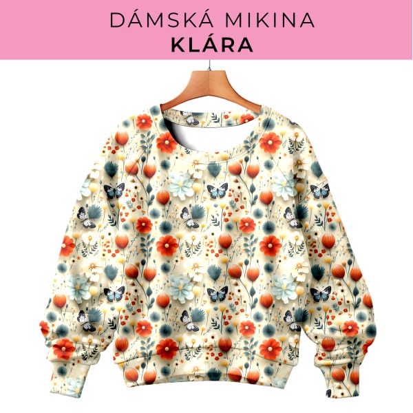 DÁMSKÝ střih - mikina Klára