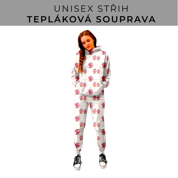 DÁMSKÝ střih - SET mikina a tepláky 