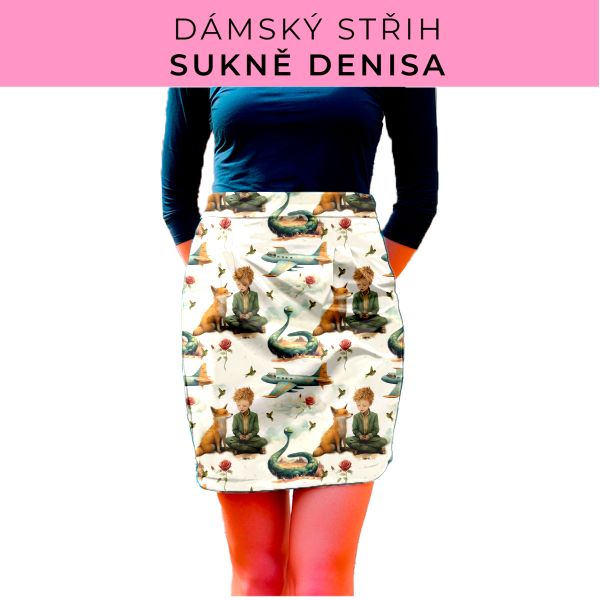 Dámský střih - Dámská sukně Denisa