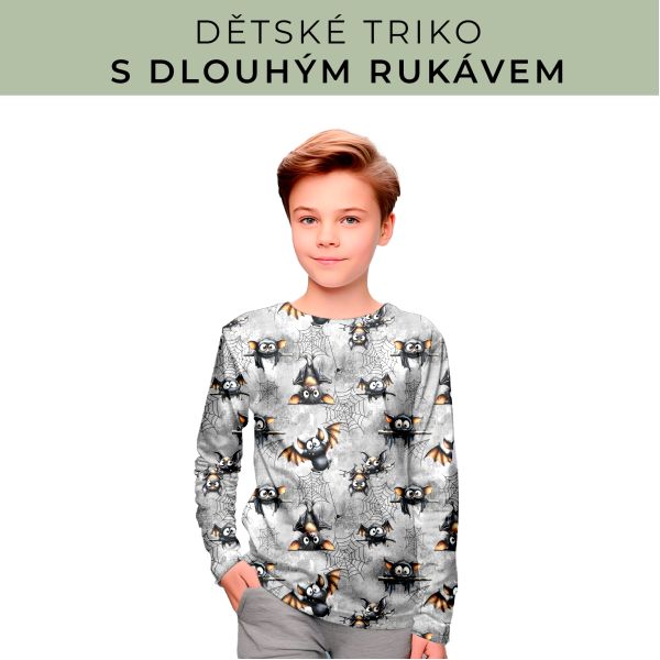 DĚTSKÝ střih - triko dlouhý rukáv
