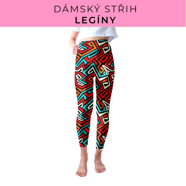 DÁMSKÝ střih - legíny SPORT - SLIM FIT
