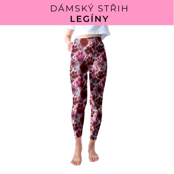 DÁMSKÝ střih - legíny SPORT - SLIM FIT
