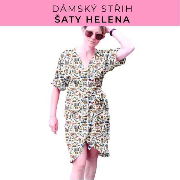 Dámský střih na šaty  Helena