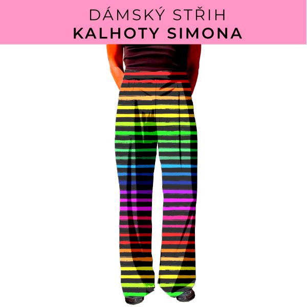 Dámský střih - kalhoty Simona