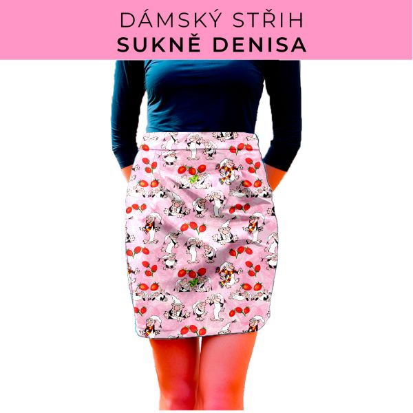 Dámský střih - Dámská sukně Denisa