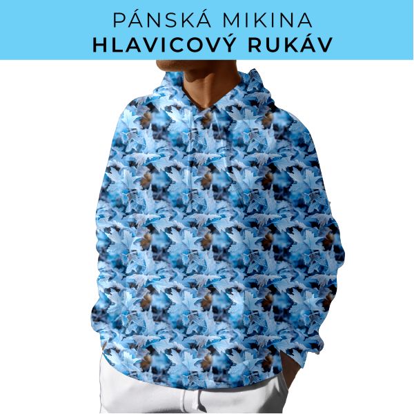 PÁNSKÝ střih - mikina s kapucí