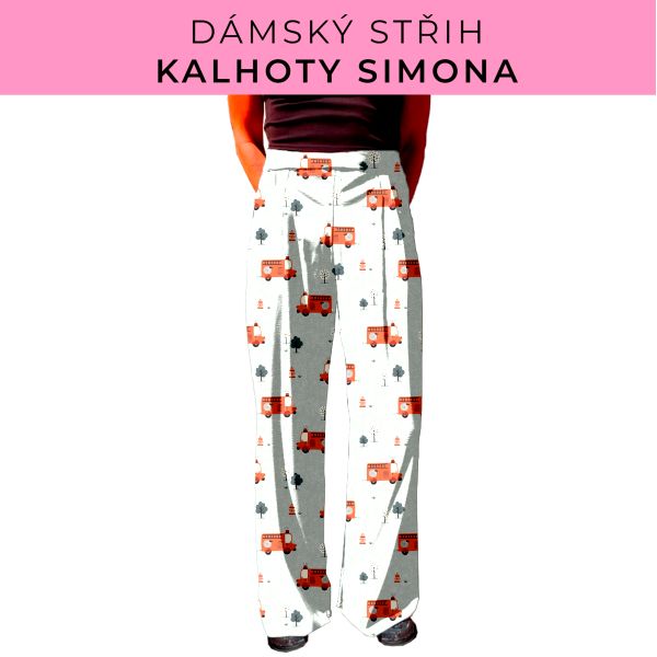 Dámský střih - kalhoty Simona